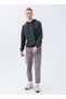 Hooded Collar Anthracite Melange Men's Sweatshirt 4222316-sweat Hoody Cotton Begın M - 2