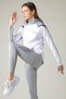 Slimfit Women's Hooded White Tracktop - 3
