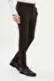 Straight Super Slim Fit Classic Men's Trousers Brown - 38302.25Y - 3