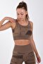 Slimfit Women's Athlete Neckline Cocoa Bra - 3