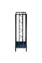 Decorative Metal Wood Holder Fireplace and Stove Side Black 30 X 35 X 110 cm - 4