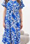 Button Detailed Bat Sleeve Shirt Dress - 8