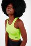 Slimfit Women's Crew Neck Neon Yellow Bra - 3