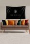 Black The Witcher Written Stain Resistant Velvet Fabric Wall Cover Wall Tapestry Tapestry