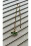 Zircon Stone Steel Necklace (Fan Model)