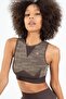 Slimfit Women's Crew Neck Brown Bra - 3