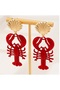Crab and Mussel Shell Stylish Lightweight Women's Earrings - 2