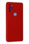 General Mobile Gm 21 Pro Compatible Case Nano Velvet Silicone - Red Zngzr - 2