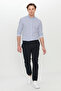 Altınyıldız Ace001252192 Black Men's Slim Fit Fabric Trousers with Side Pockets - 3