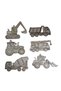 6-Piece Construction Machinery Painting Hobby Set Art Scoop, Tractor Etc. Painting Set - 3