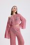 Women's Knitwear Knitted Combined Beach Dress - 7