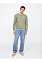 Men's Green Logo Fleece Sweatshirt - 3