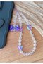 Mi̇raztasarim Transparent Cube Beaded Colorful Detail Phone Charmi/Phone Strap Bag Charmi5