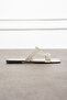 Stylish Slippers with Stone Detail