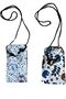 2 Pcs of Cloth Drawstring Mini Bag With Strap Ancient Style (01)