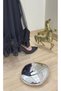 Women's Metal Drop Model Evening Dress and Special Occasion Portfolio Chain Strap Evening Dress Bag Silver - 2
