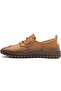 Şebik Genuine Leather Orthopedic Women's Casual Shoes Taba - 5