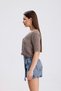 BAGGED HOLE SHORT SLEEVE SEASONAL KNITWEAR CARDIGAN - 3