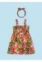 3-9 Years Old Girl's Voile Dress with Headband Pink - 2