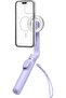 Kablosuz Bluetooth Selfie Çubuğu MagSafe Tripod/60 cm Uzatılabilir MagFit S571W Lavender - AMP07658 - 4