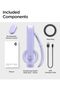 Kablosuz Bluetooth Selfie Çubuğu MagSafe Tripod/60 cm Uzatılabilir MagFit S571W Lavender - AMP07658 - 8