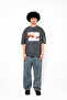 Creation of Adam Printed Oversize Unisex Washable Black Tshirt - 4