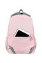 Water Repellent Anti-Sweat Fabric High School and Middle School Backpack Daily Bag Pink - 4