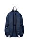 Water Repellent Anti-Sweat Fabric High School and Middle School Unisex Backpack Daily Bag Navy Blue - 3