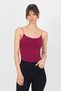 Claret Red Thin Strap Basic Undershirt 848