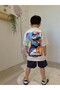 Boy's Jurassic Park Cotton Shorts Suit - 2