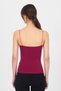 Claret Red Thin Strap Basic Undershirt 848 - 4