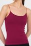Claret Red Thin Strap Basic Undershirt 848 - 5