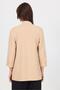 Stone Sleeve Fold Detail Open Front Jacket 3456 - 5