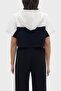 Relaxed Fit Hooded Crop Sweat Sweat Lb24Sskisfuhd - 2