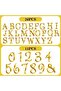 37 Pieces Gold Acrylic Cake Topper Letters and Numbers Set for Birthday Wedding Cake Decoration - 4