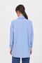 Blue Ruffle Collar Detailed Tie-Up Tunic 4586A - 5
