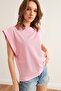Women's Candy Pink Underarm Piece Bat T-Shirt Tsh- 19000330 - 4