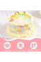 Pack of 10 Gold Happy Birthday Cake Toppers Numbers 0-9 Birthday Cake Decoration - 5