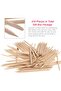 500 Pics Orange Wood Stick Cuticle Pusher Wooden Cuticle Remover with Double Sided - 3