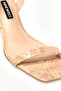 Fenorixis Cream Women's Heeled Sandals - 7