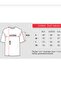 Unisex White Printed T-Shirt - Baby Blue Shorts - Summer - 2