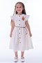 Summer Girl's Wrap Dress with Flower Detail - 4