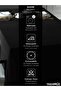 BLACK VELVET TEXTURED TABLE CLOTH WITHOUT DERT VELVET TOUCH SERIES - 4