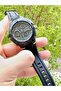 10 Atm Waterproof Silicone Cord Men's Wrist Watch with Chronometer - 8