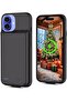 Zexen Power Battery Case For iPhone 14 Pro Max 4500mAh Ultra Slim Portable Charger Case - Black