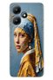 Case for Infinix Hot 30I X669 Printed Flexible Silicone Cover with Pearlearring