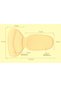 2 Pairs (4 Pcs) Cream Colored, Adhesive, Shoe Sole-Heel Support, Soft Anti-Heel Bump Half-Length Pads - 6
