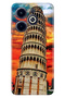 Infinix Hot 40 / Infinix Hot 40 Pro Case Colorful Silicone Pizza Tower