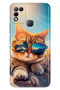 Case for Infinix Hot 10 Play Case Patterned Printed Flexible Silicone Cover Cat