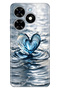 Tecno Spark Go 2024 Case Printed Flexible Silicone Cover Love Drop